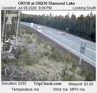 OR138 at OR230 Diamond Lake